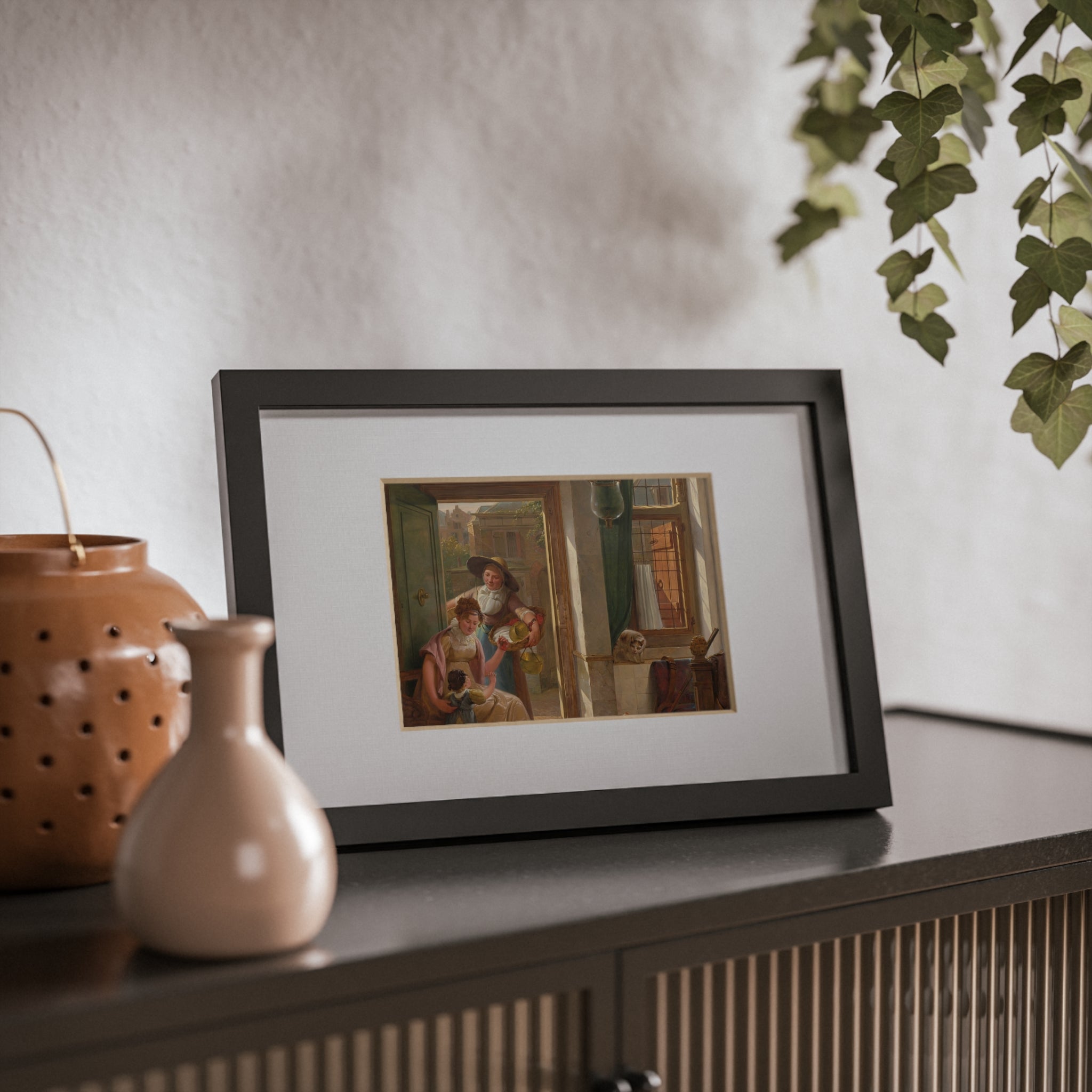 Elegant Black Framed Art Poster - Classic Home Decor, Wall Art, Vintage Artwork, Living Room Decor, Gift for Art Lovers