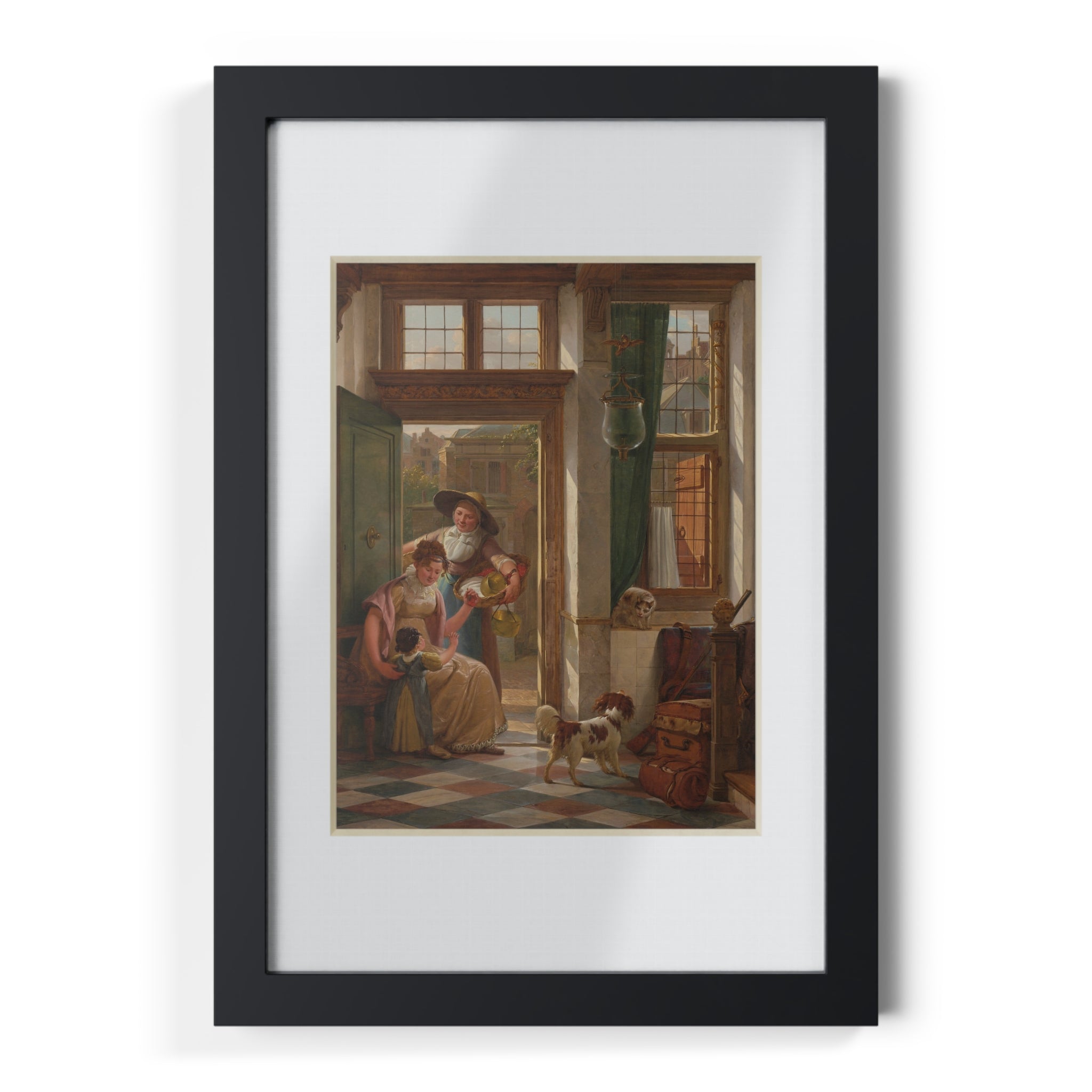 Elegant Black Framed Art Poster - Classic Home Decor, Wall Art, Vintage Artwork, Living Room Decor, Gift for Art Lovers