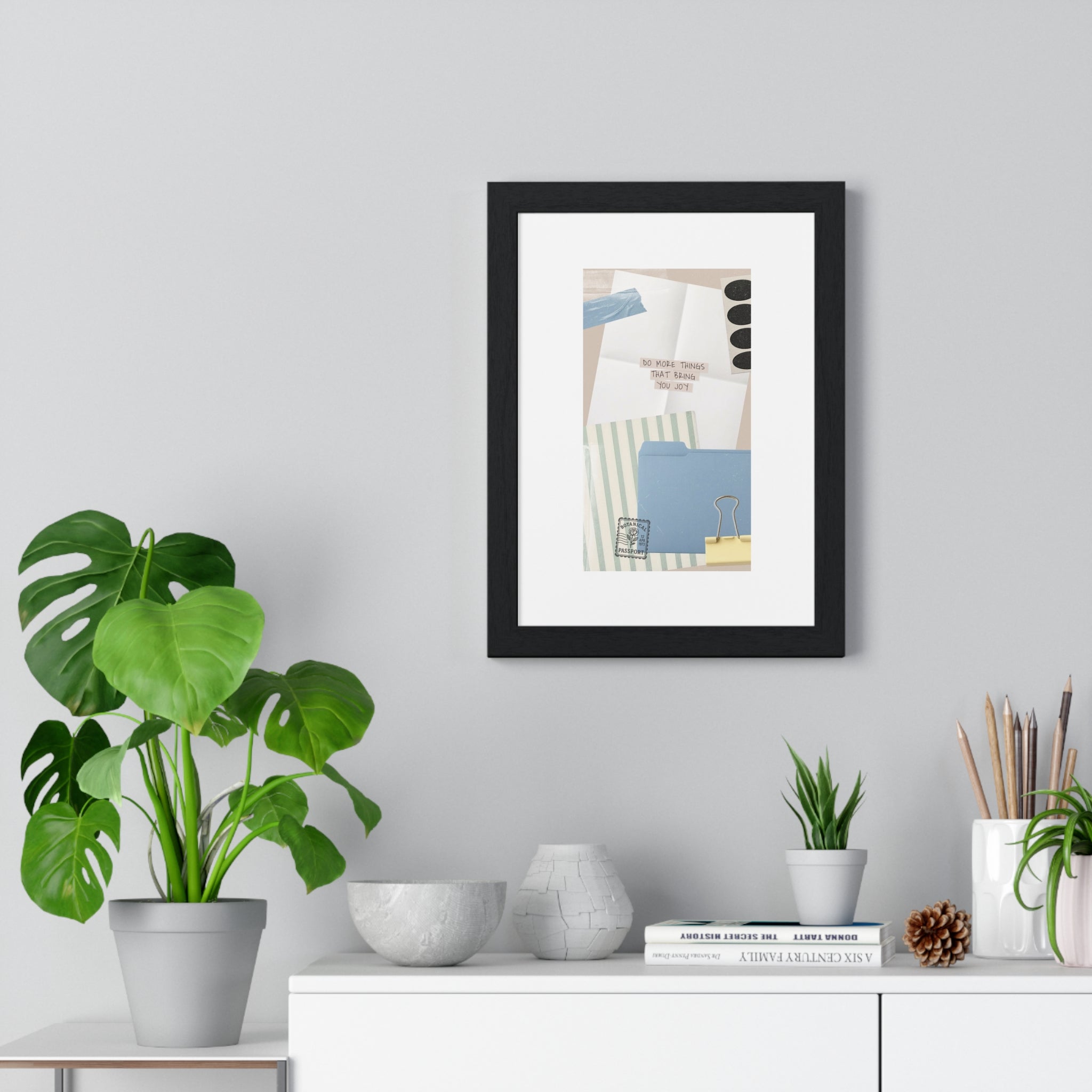Organizational Inspiration Vertical Framed Poster, Home Decor, Office Wall Art, Gift for Students, Motivational Artwork