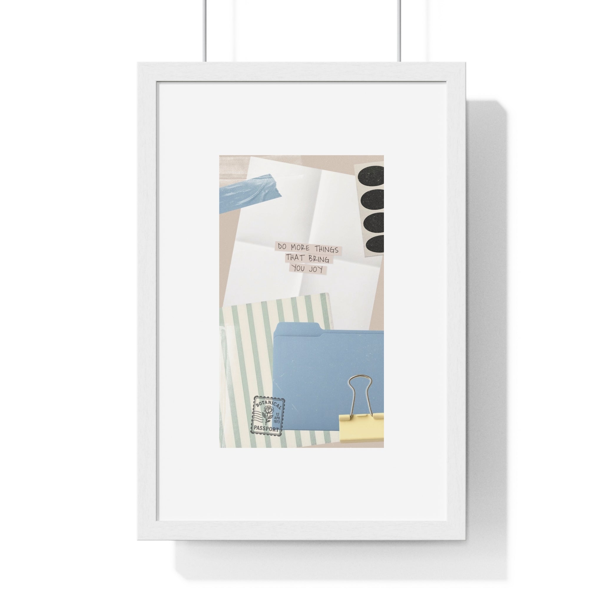 Organizational Inspiration Vertical Framed Poster, Home Decor, Office Wall Art, Gift for Students, Motivational Artwork