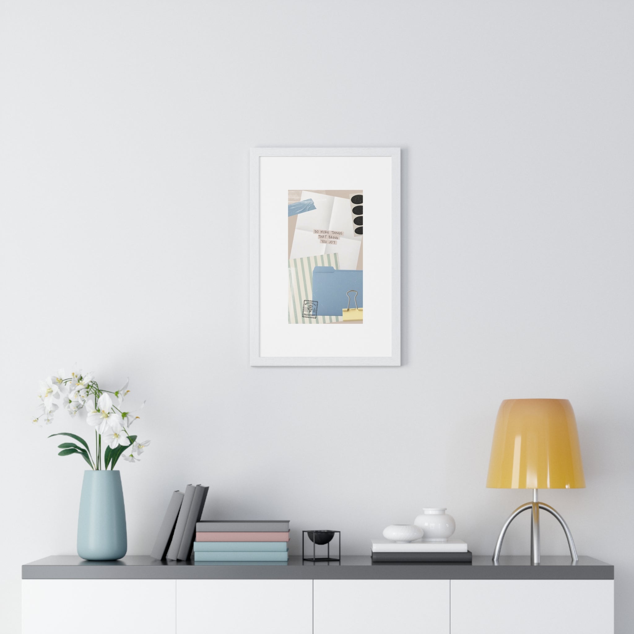 Organizational Inspiration Vertical Framed Poster, Home Decor, Office Wall Art, Gift for Students, Motivational Artwork