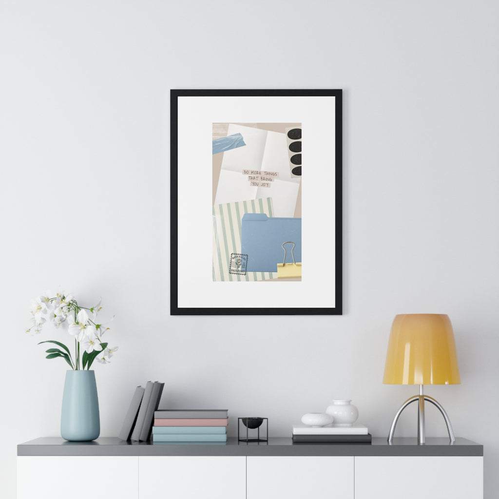 Organizational Inspiration Vertical Framed Poster, Home Decor, Office Wall Art, Gift for Students, Motivational Artwork