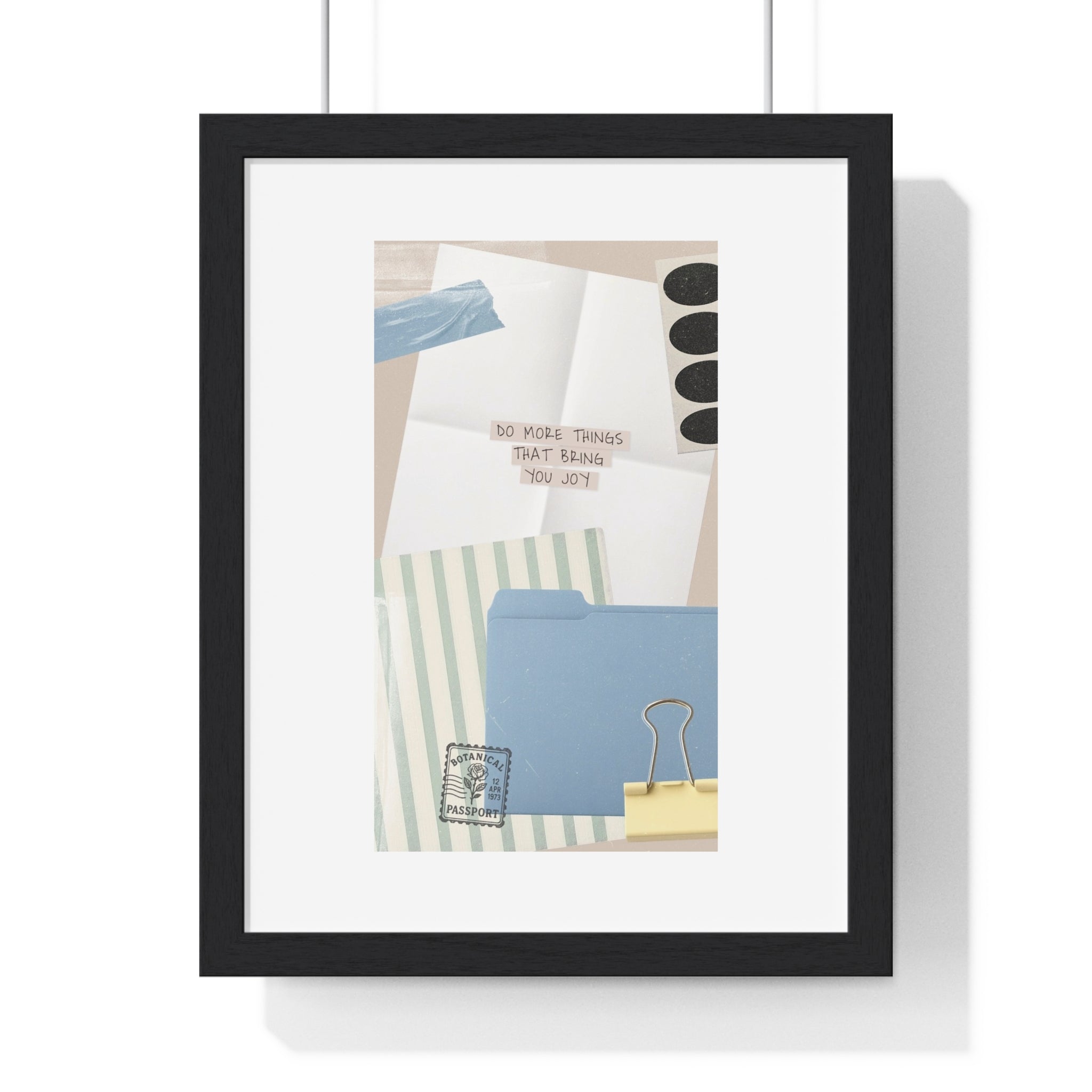 Organizational Inspiration Vertical Framed Poster, Home Decor, Office Wall Art, Gift for Students, Motivational Artwork