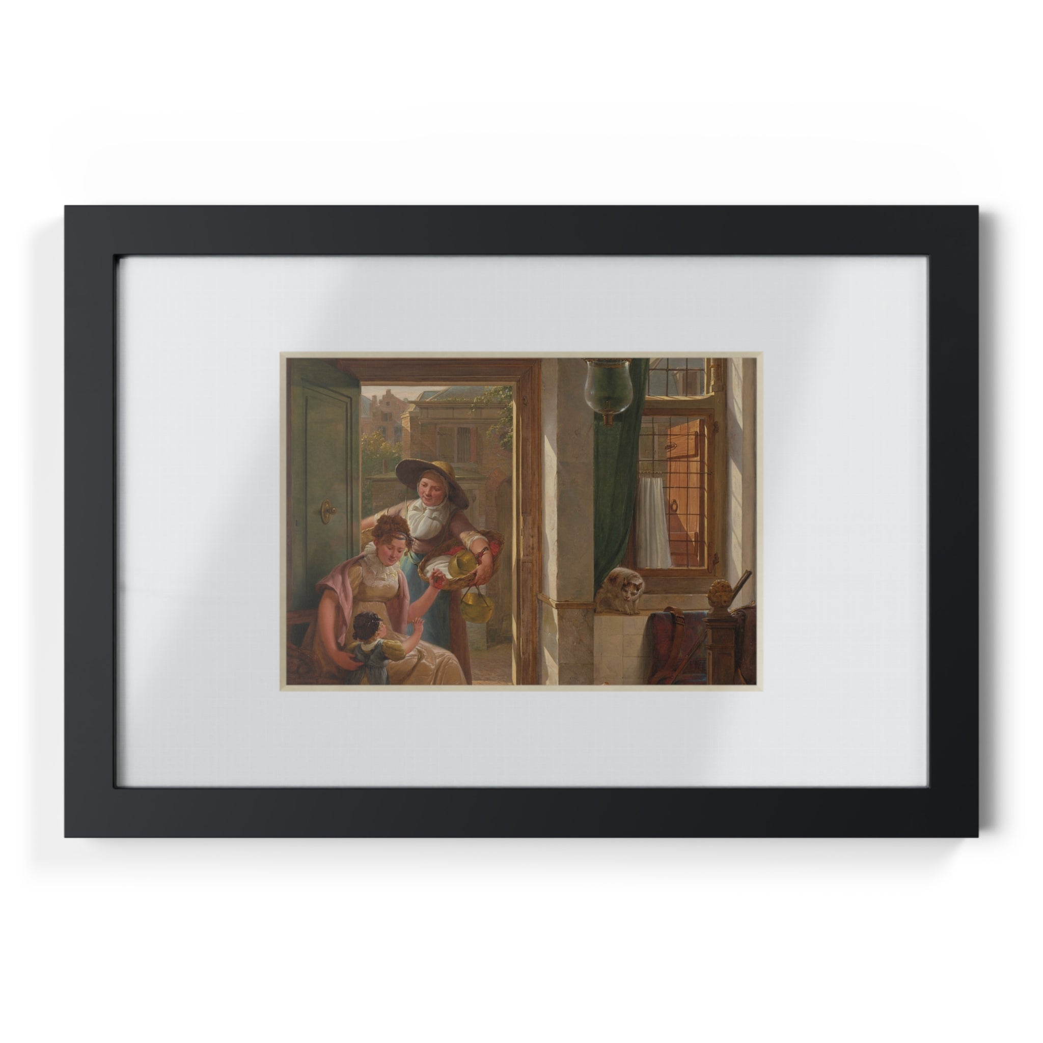 Elegant Black Framed Art Poster - Classic Home Decor, Wall Art, Vintage Artwork, Living Room Decor, Gift for Art Lovers