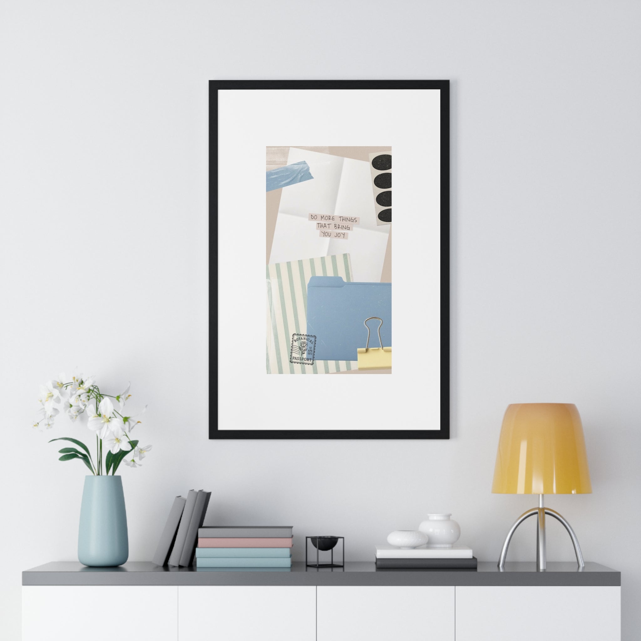 Organizational Inspiration Vertical Framed Poster, Home Decor, Office Wall Art, Gift for Students, Motivational Artwork