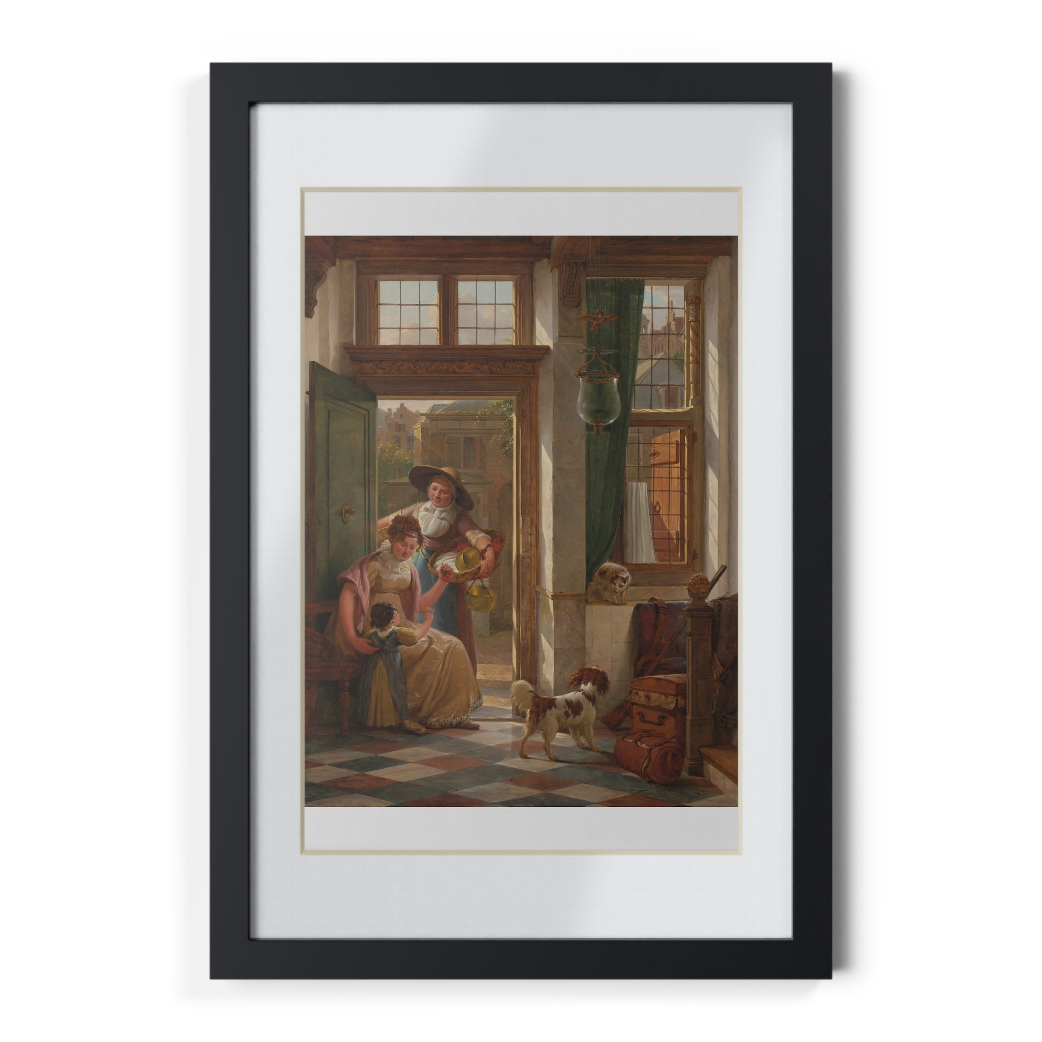 Elegant Black Framed Art Poster - Classic Home Decor, Wall Art, Vintage Artwork, Living Room Decor, Gift for Art Lovers