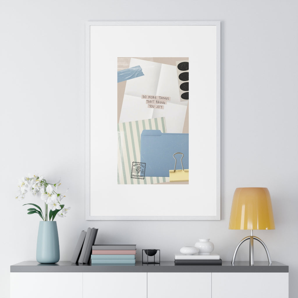 Organizational Inspiration Vertical Framed Poster, Home Decor, Office Wall Art, Gift for Students, Motivational Artwork