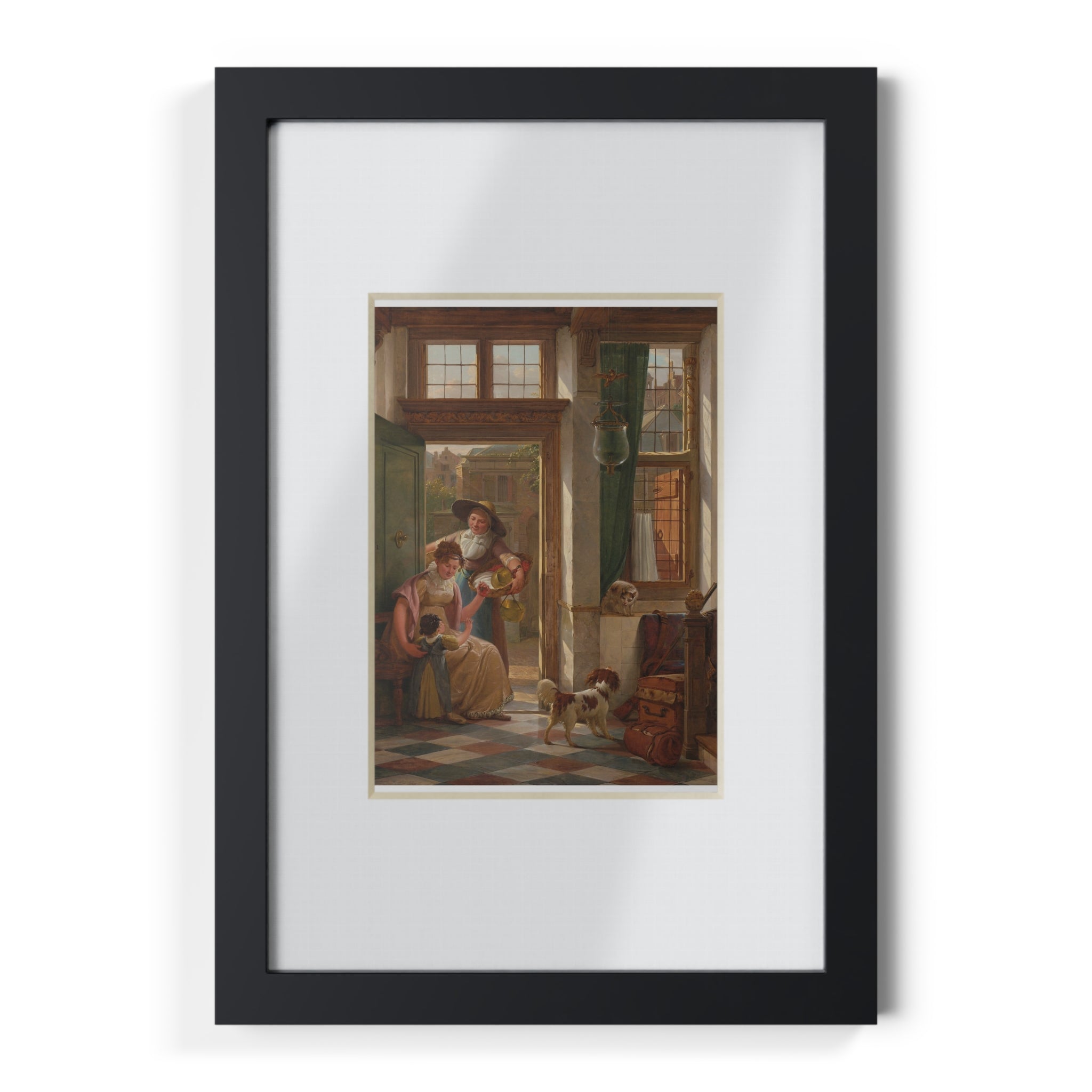 Elegant Black Framed Art Poster - Classic Home Decor, Wall Art, Vintage Artwork, Living Room Decor, Gift for Art Lovers