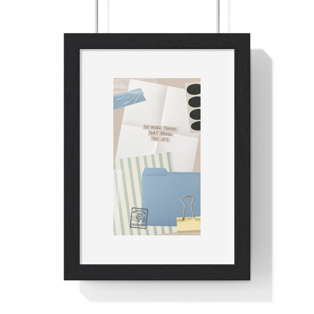 Organizational Inspiration Vertical Framed Poster, Home Decor, Office Wall Art, Gift for Students, Motivational Artwork