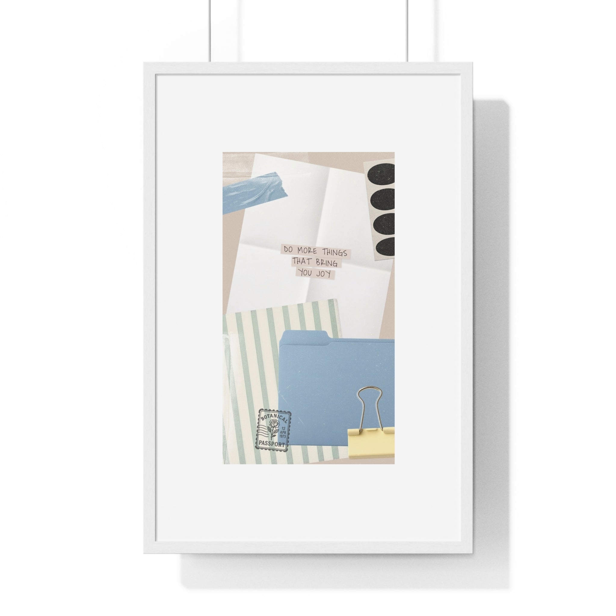 Organizational Inspiration Vertical Framed Poster, Home Decor, Office Wall Art, Gift for Students, Motivational Artwork
