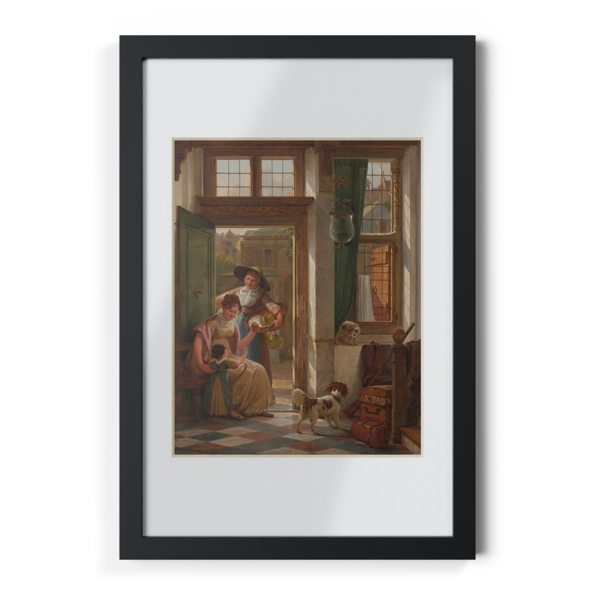 Elegant Black Framed Art Poster - Classic Home Decor, Wall Art, Vintage Artwork, Living Room Decor, Gift for Art Lovers