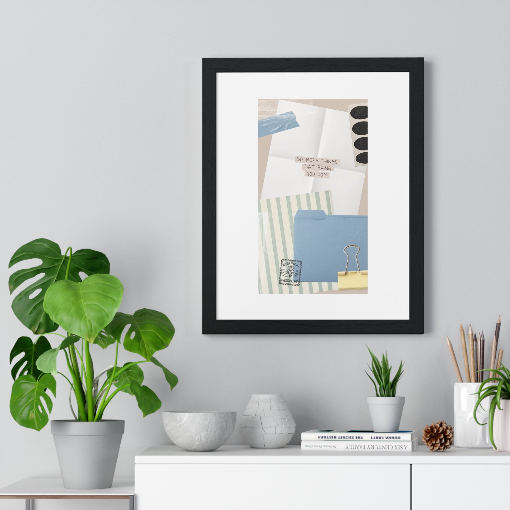 Organizational Inspiration Vertical Framed Poster, Home Decor, Office Wall Art, Gift for Students, Motivational Artwork